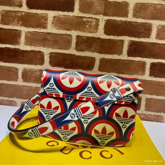 First bag ru Gucci bag 1955 Adidas x Horsebit shoulder 0709
